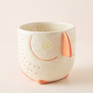 HTF Anthropologie Bird Garden Pot, Large